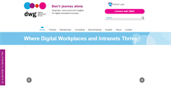 Desktop Screenshot of digitalworkplacegroup.com